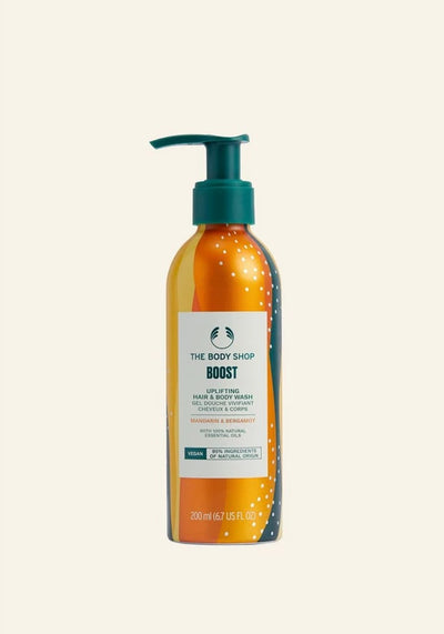 Gel douche vivifiant Boost - Mandarin & Bergamote