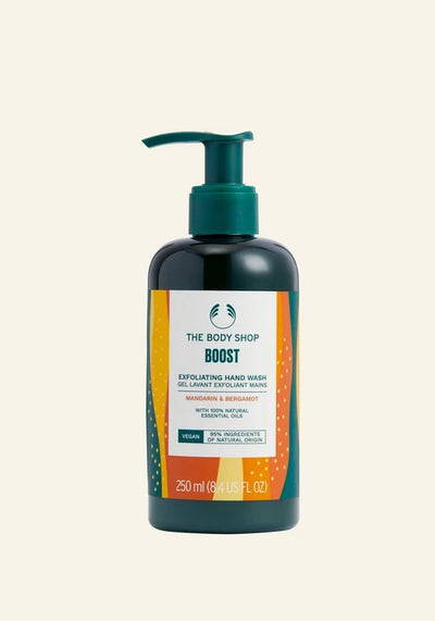 Nettoyant exfoliant pour les mains Boost - Mandarine & Bergamote