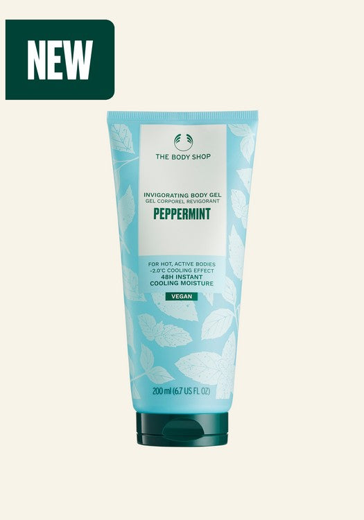 Gel corporel revigorant à la Menthe Poivrée