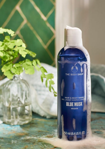 Gel douche corps & cheveux Blue Musk