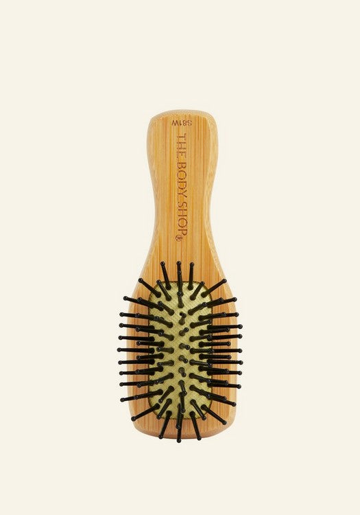 Mini brosse à cheveux en bambou