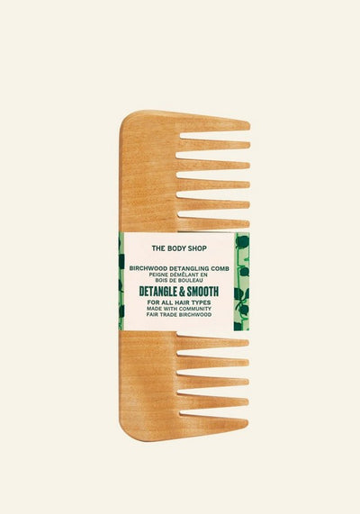 Peigne Démêlant en bois de bouleau