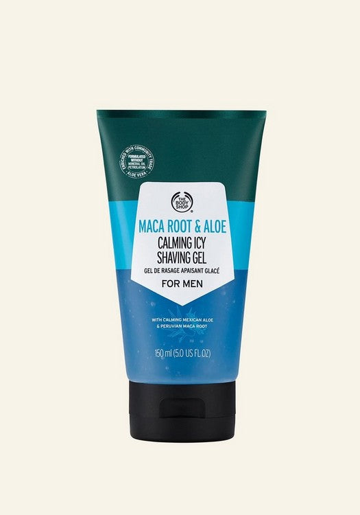 Gel de Rasage Apaisant Glacé Maca Root & Aloé