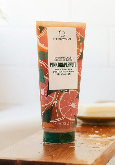 Gel douche gommant corps Pamplemousse Rose