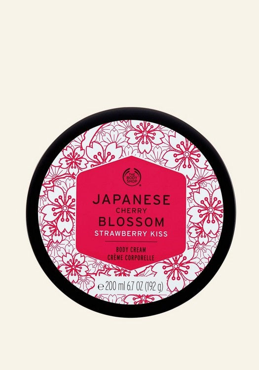 Crème corporelle Japanese Cherry Blossom Strawberry Kiss